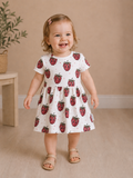 Shirt-Kleid Himbeere